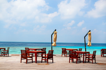 Restaurant at beach