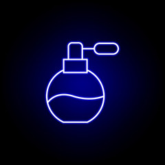 perfume line neon icon. Elements of Beauty and Cosmetics illustration icon. Signs and symbols can be used for web, logo, mobile app, UI, UX