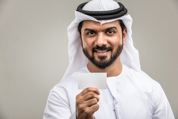 Arabian man with traditional dress