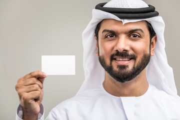 Arabian man with traditional dress