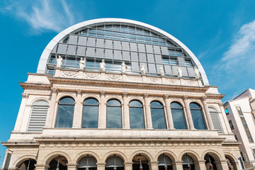 View of Lyon National Opera Theater building, France