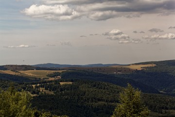 Landscape around the Grand Ballon in the Vosges Mountains