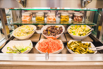 buffet table view