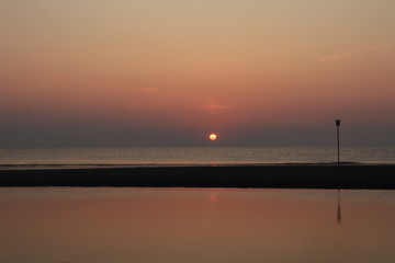 Fototapeta premium sunset on the sea