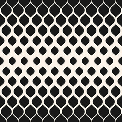 Fototapeta premium Monochrome pattern with halftone transition effect, vertical gradient transition