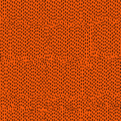 Abstract seamless pattern with black strokes on orange background