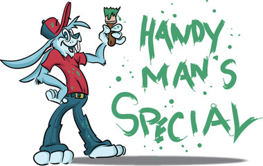 Handy Man Bunny