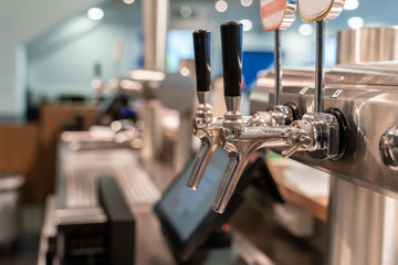 Beer dispenser in a pub