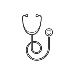 stethoscope vector icon illustration