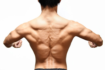 Fototapeta premium 鍛えた若者の身体