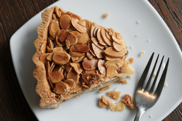 piece of almond pie