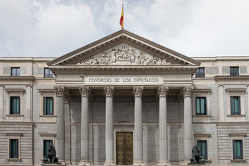 Fototapeta na wymiar Congreso de los diputados de España