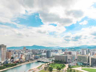 Fototapeta premium 都市風景 北九州市