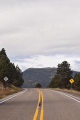 road in mountains