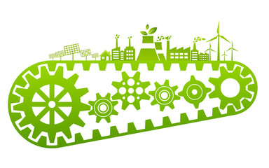 Ecology concept and Environmental ,Banner design elements for sustainable energy development, Vector illustration