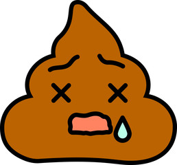 Poo emoticon icon