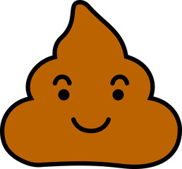 Poo emoticon icon