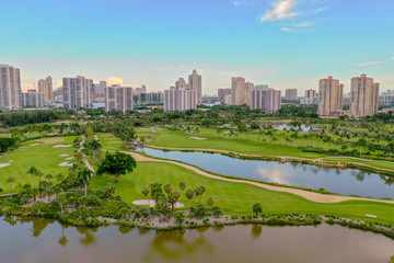 Aventura Florida golf course landscape Turnberry