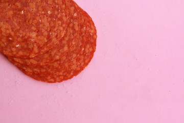 slices of chorizo from Pamplona