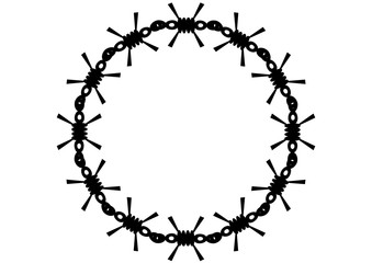 Wire Barbed Frame