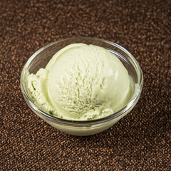 ice cream ball in the bowl