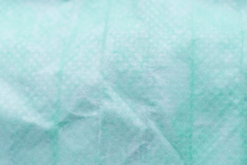 White background blue cloth background