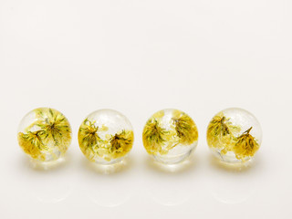 Flowers in Epoxy Resin, Preserving fresh flowers in resin means preparing the flowers first by...