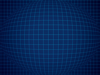 Abstract blue background. Grid, lines and gradients