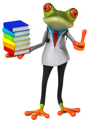 Frog doctor - 3D Illustration