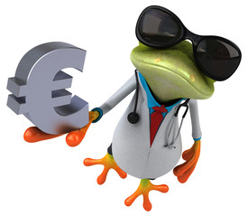 Frog doctor - 3D Illustration