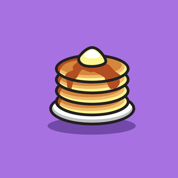 recommend clip art: pancake icon for food design