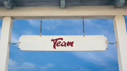 Street Sign to Team