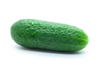 Cucumber on a white background, isolated