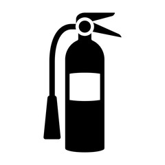 Fire extinguisher flat vector icon for apps and websites