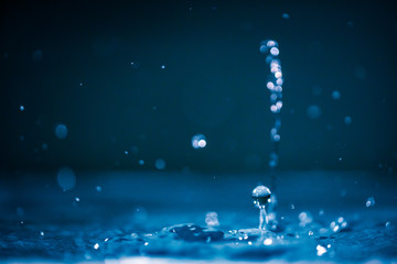 水しぶきのハイスピード撮影