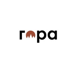 Ropa logo simple and minimal