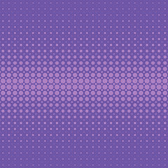 Purple abstract halftone circle pattern background - vector template design from dots