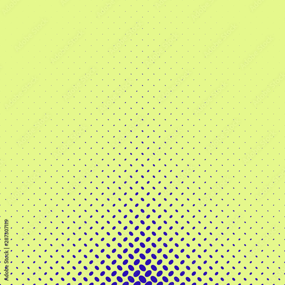 Poster color halftone diagonal ellipse pattern background - abstract repeating vector template design