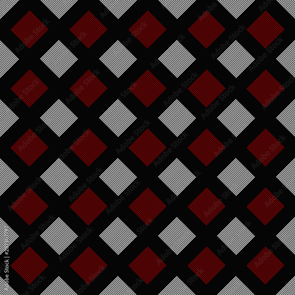 Poster abstract seamless square pattern background design - color vector graphic