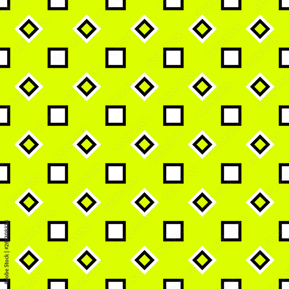 Poster abstract seamless pattern - vector square background design