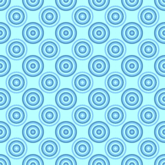 Seamless geometric circle pattern background - vector graphic