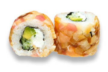 tuna roll avocado a cheese cucumber