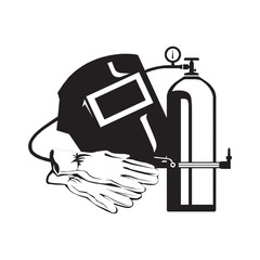 welder icon vector. welder vector graphic illustration