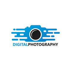 Digital Photography Logo Template Design Vector, Emblem, Design Concept, Creative Symbol, Icon