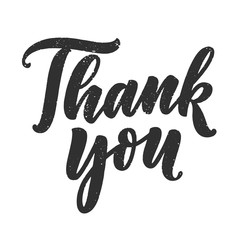 Illustration with lettering phrase - thank you for Thanksgiving Day. Typographic design. Greeting card template. Autumn concept. Vector