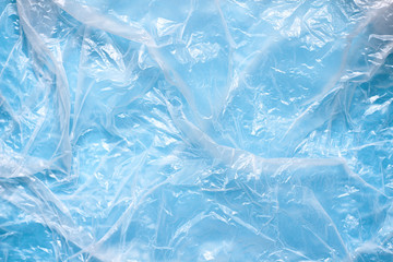 Obraz premium Plastic garbage bag texture background. Waste recycle concept. Reuse. 