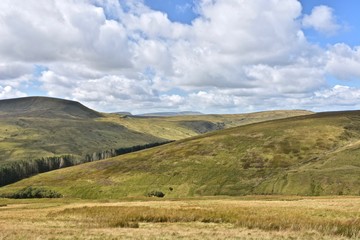 Fototapeta na wymiar Ascending Pen-Y-Fan Mountain, The Brecon Beacons, Wales.