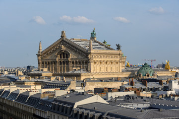 Façade nord de l'Opéra de Paris