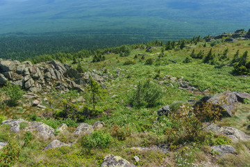 Hiking in the national Park Taganay- mountains, rivers, lakes