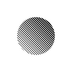 Circle halftone effect on white background